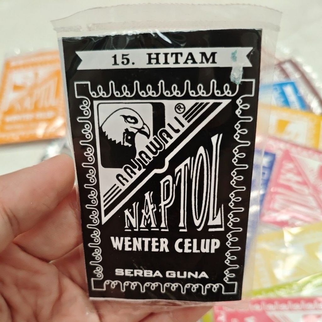 Wenter Celup Rajawali warna Hitam/Naptol/Wantex