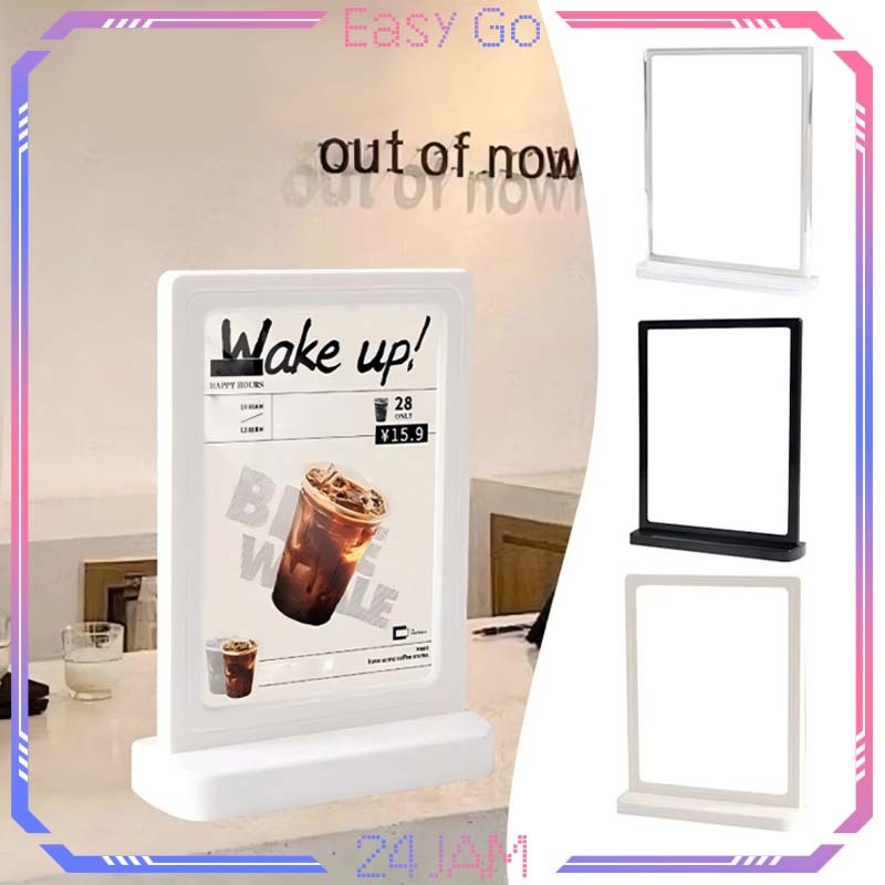 A5 Standing Menu Display Stand Menu Berdiri Tempat Menu Berdiri Stand Brosur Untuk Cafe Atau Rumah M