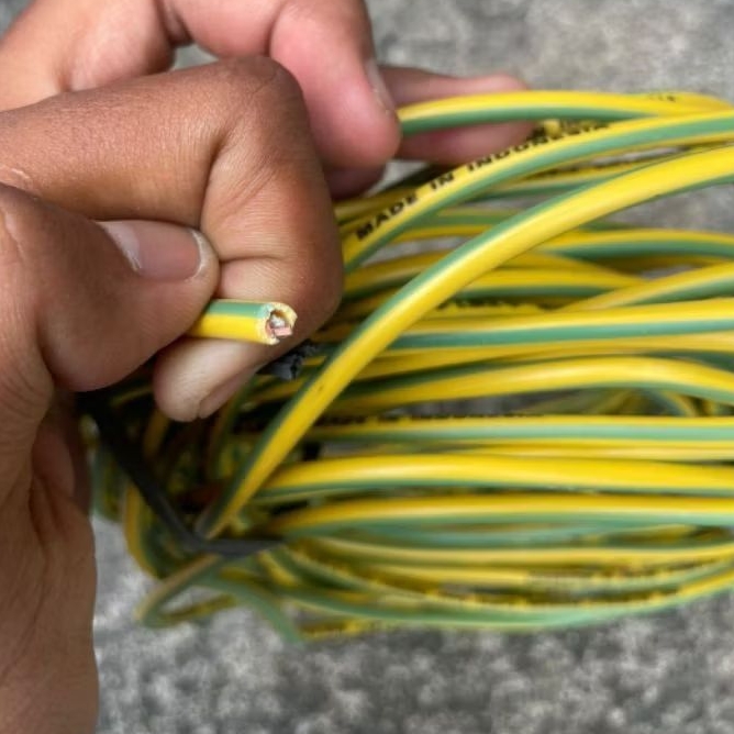 Kabel NYA 6mm / Kabel Grounding 6mm Kawat Tunggal 1x6mm @15 Mter