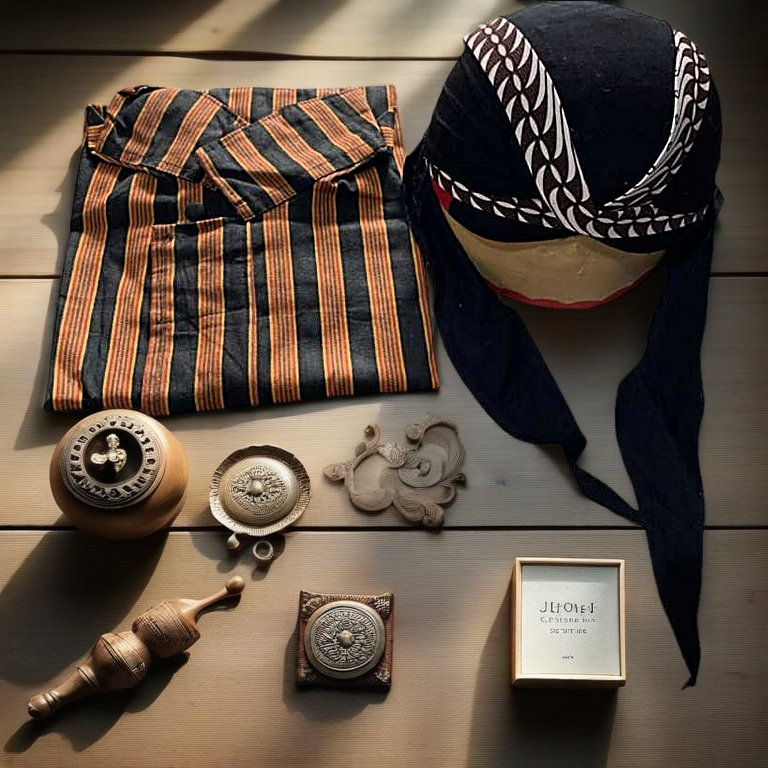 Baju Surjan Lurik Jawa Pria Dewasa Baju lurik Dan Blangkon/Baju Adat Jawa Laki Laki