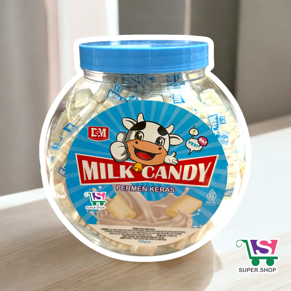 DSM MILK CANDY Permen Susu TOPLES ISI 100
