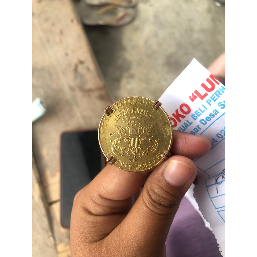 koin emas liberty asli dijamin untuk koleksi