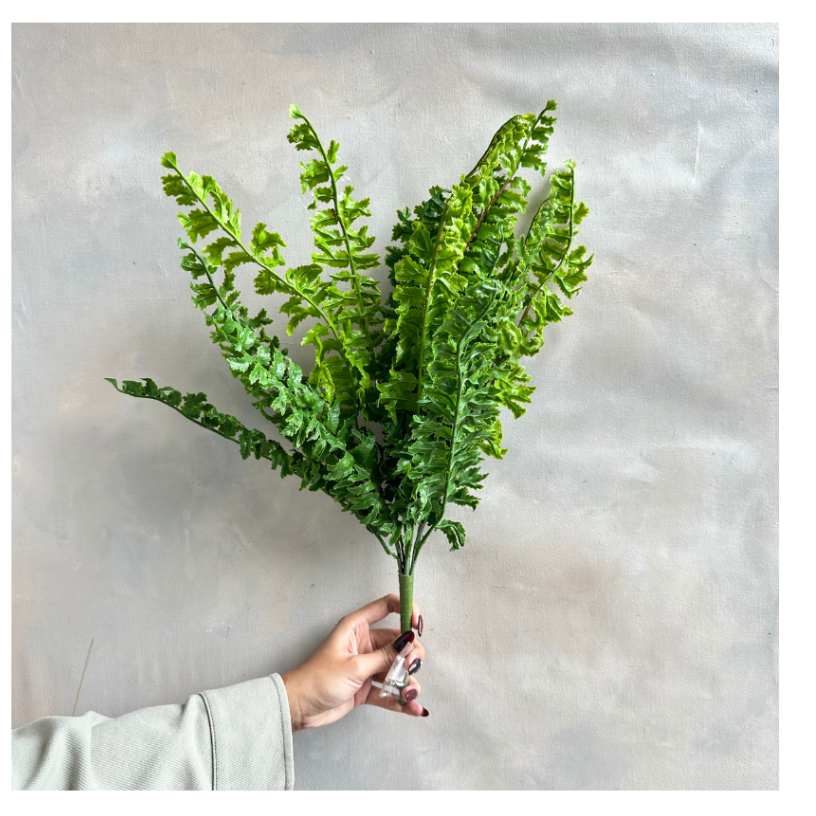 Daun Artificial | Soft Fern Bunch - Green