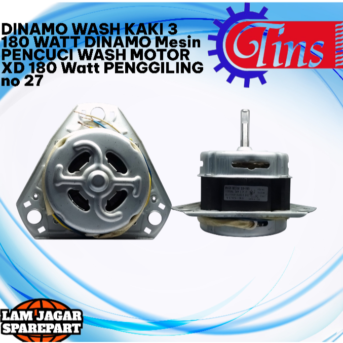DINAMO WASH KAKI 3 180 WATT DINAMO Mesin PENCUCI WASH MOTOR XD 180 Watt PENGGILING no 27