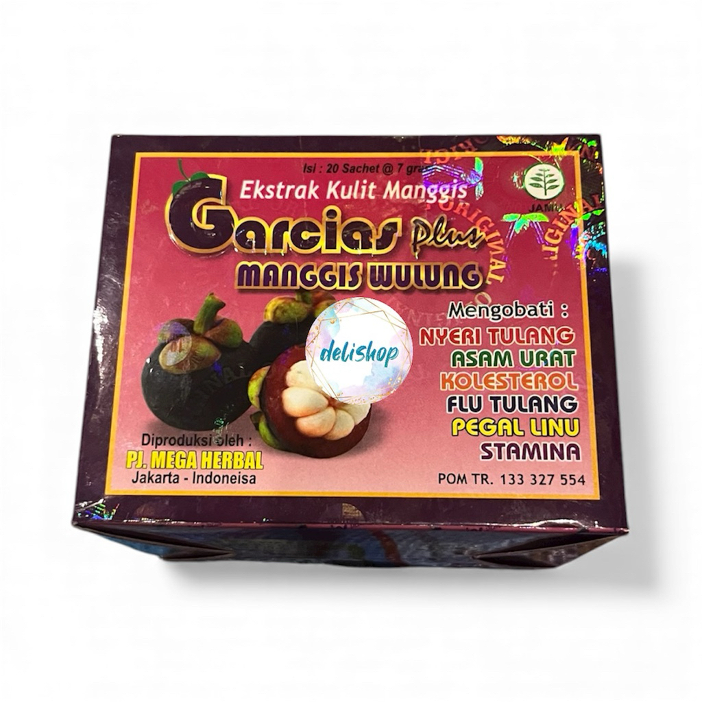 JAMU SERBUK GARCIAS PLUS MANGGIS WULUNG 20 SACHET
