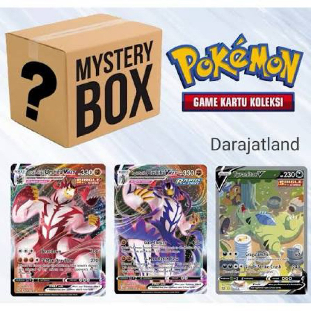 MYSTERY BOX KARTU POKEMON 100% Asli