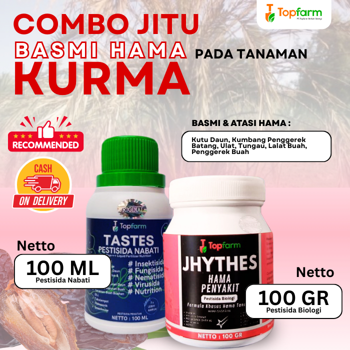 Insektisida Buah Kurma / Obat Hama Ulat Kurma / Insektisida Hama Ulat Buah Kurma / Obat Anti Rontok 