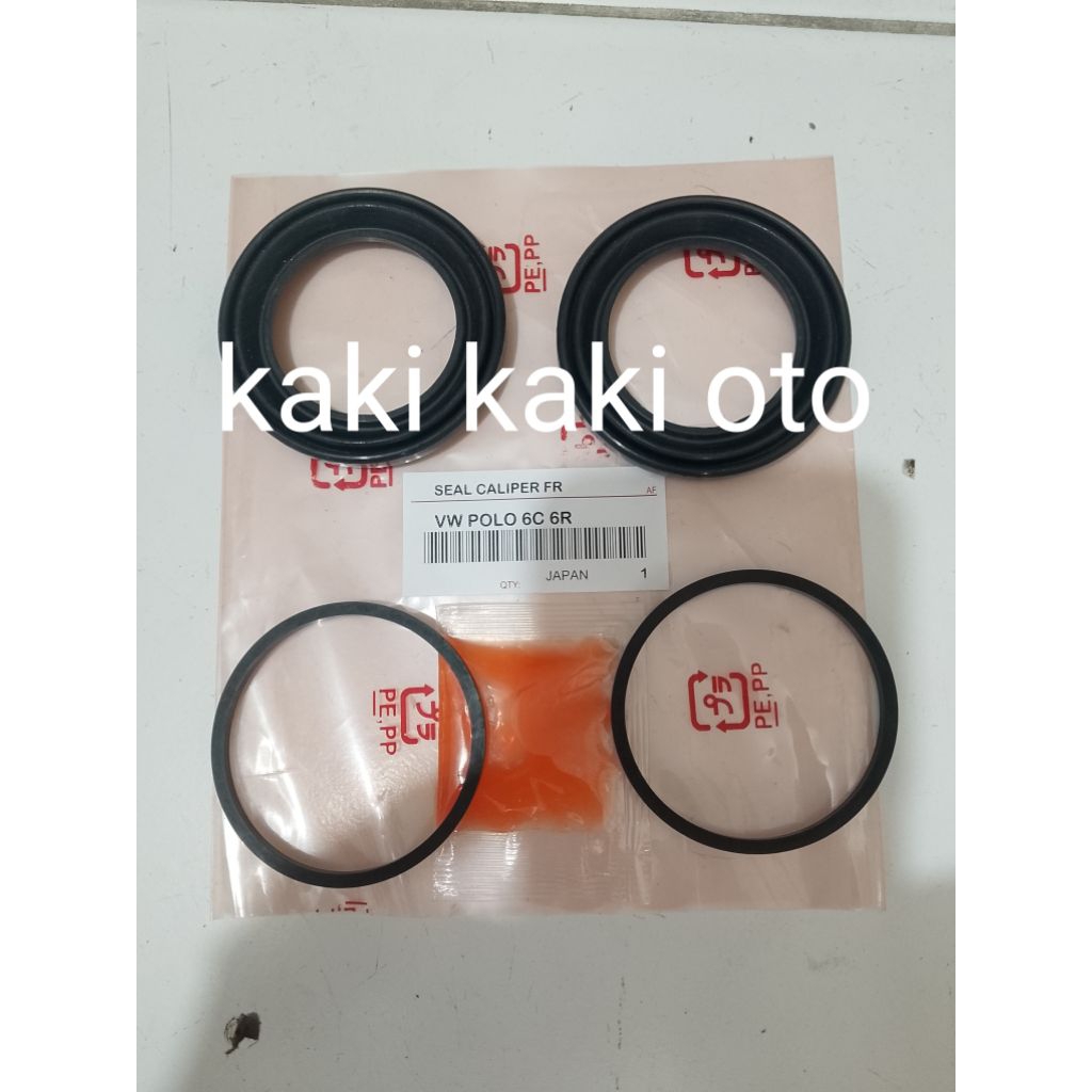 Seal kit caliper kit kaliper kit seal piston rem depan vw polo mk5 gti th 09-16