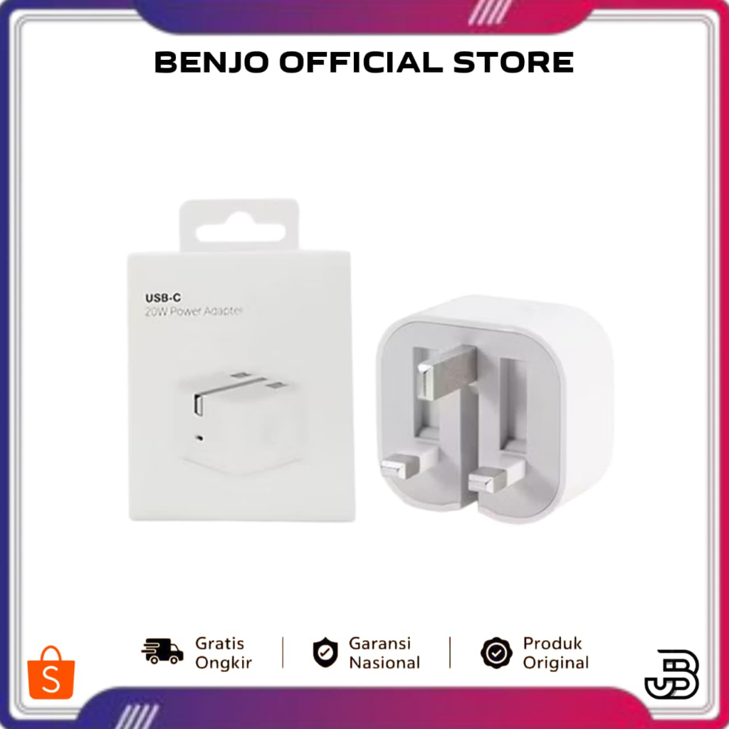 ADAPTOR BATOK IPHONE TYPE C - KAKI 3 20W