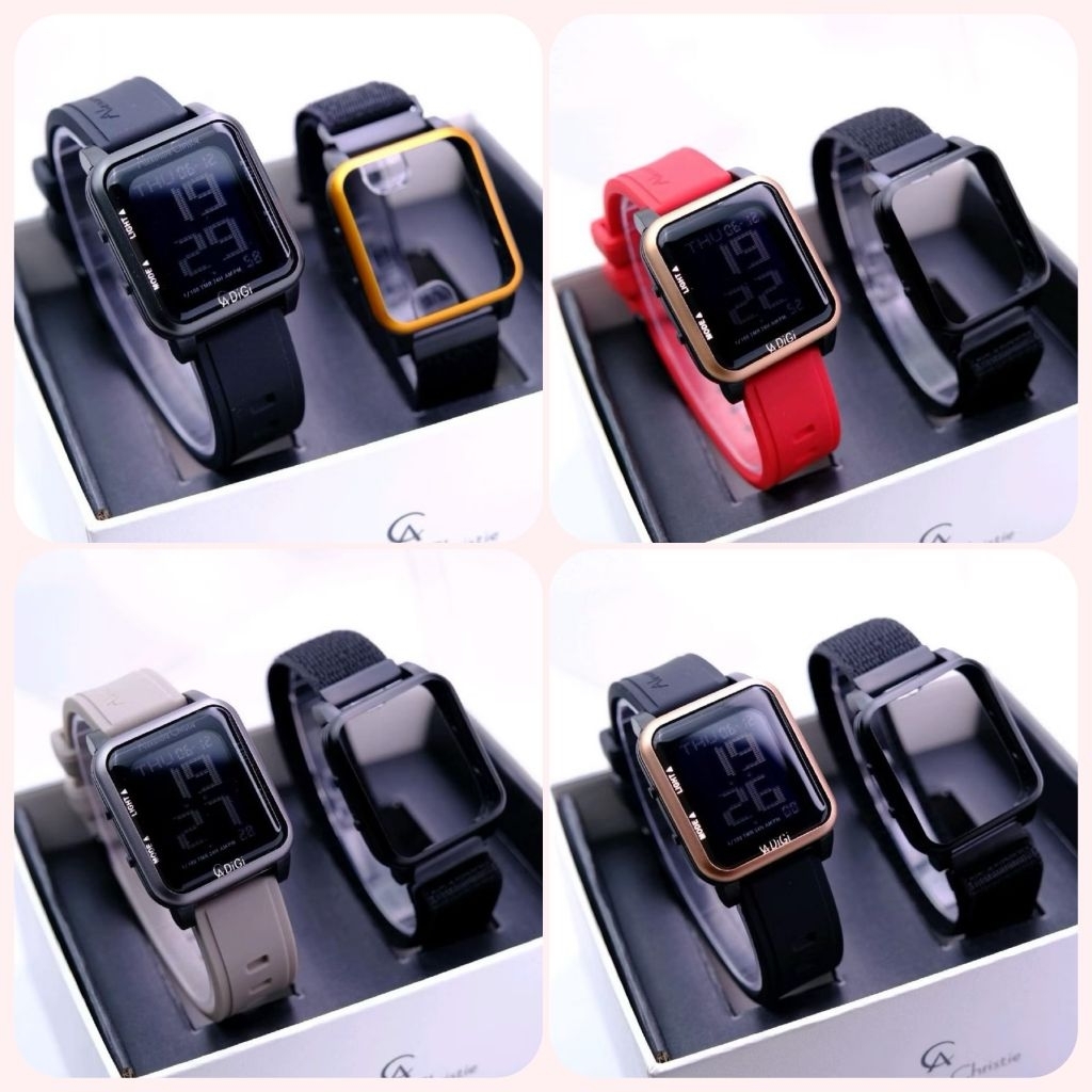 Jam tangan wanita  Alexandre Christie Ac 9344 Digital  / Casing ac 9344  original