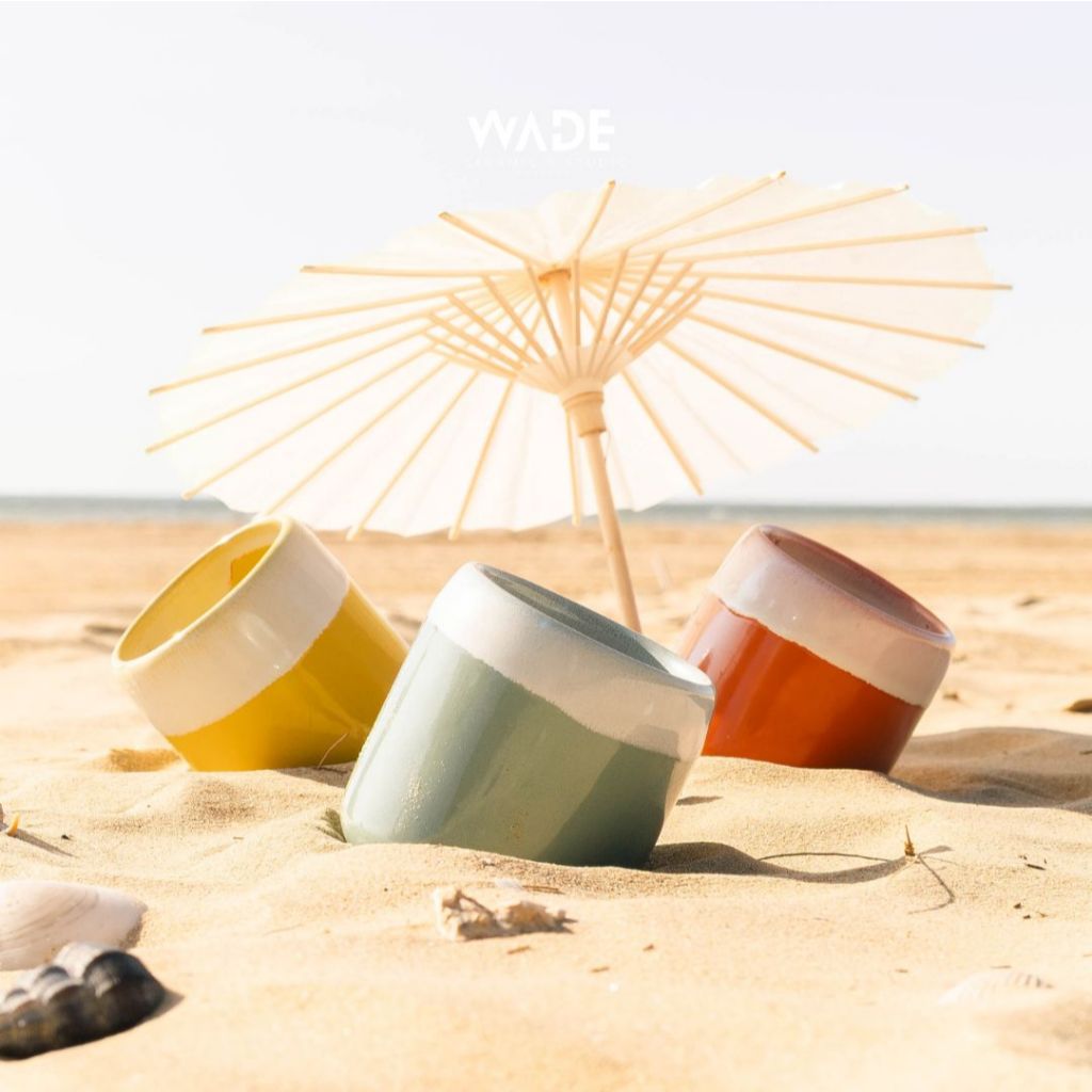 Mug Ocha Keramik - Mug Ocha Estetik - Gelas Mug Cappucino - Mug Teh Kopi  Matcha Keramik/ Handmade B