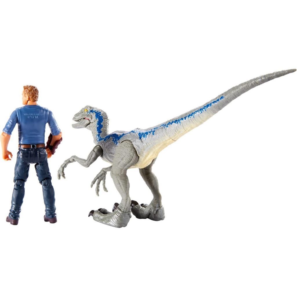 JURASSIC WORLD STORY PACK Velociraptor "Blue" & Owen