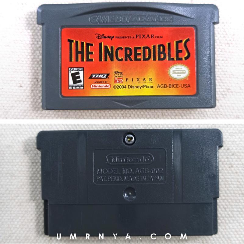 Kaset Original The Incredibles Gameboy GBA Game Boy SP micro
