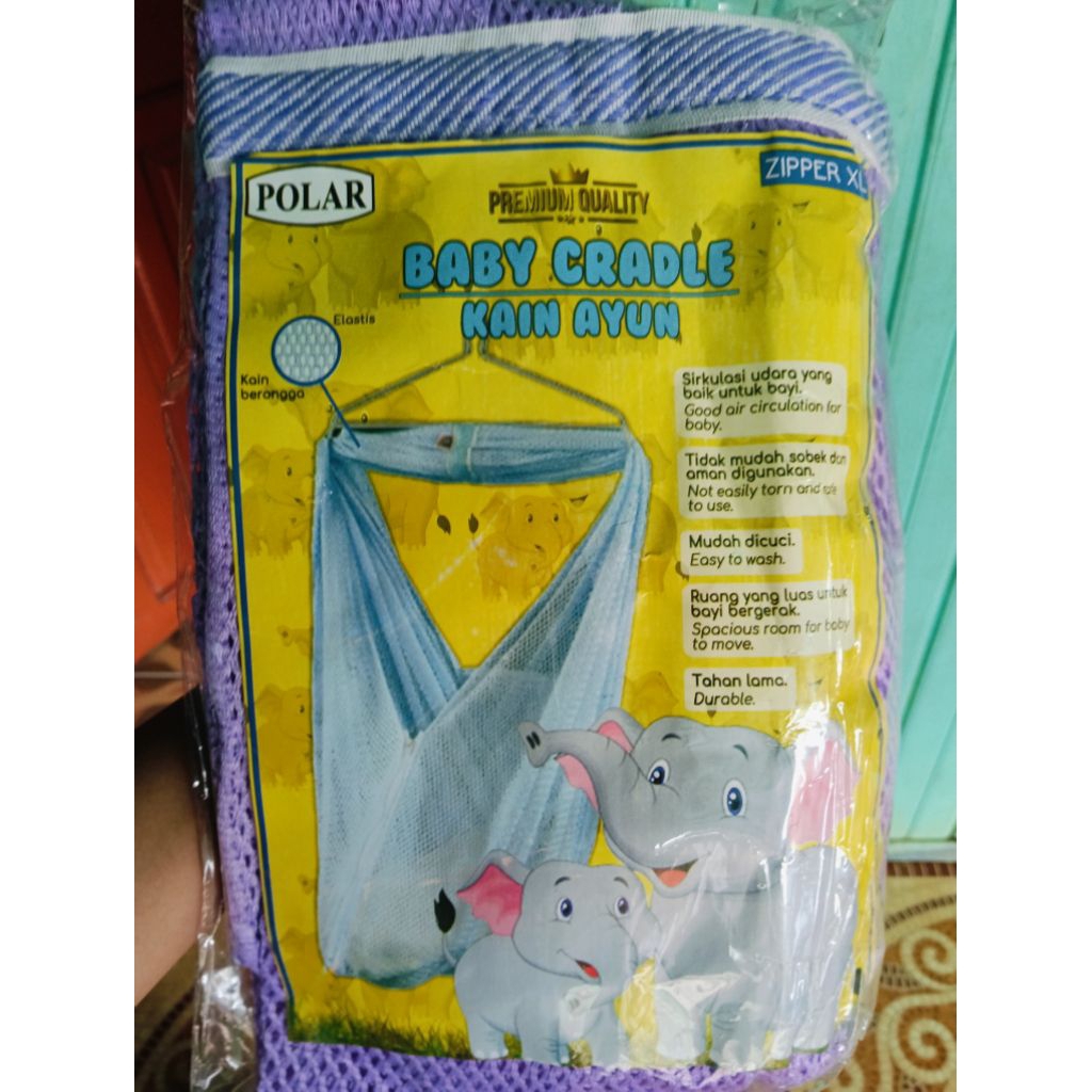 POLAR KAIN SARUNG AYUNAN BAYI MALAYSIA TEBAL JUMBO RESLETING XL