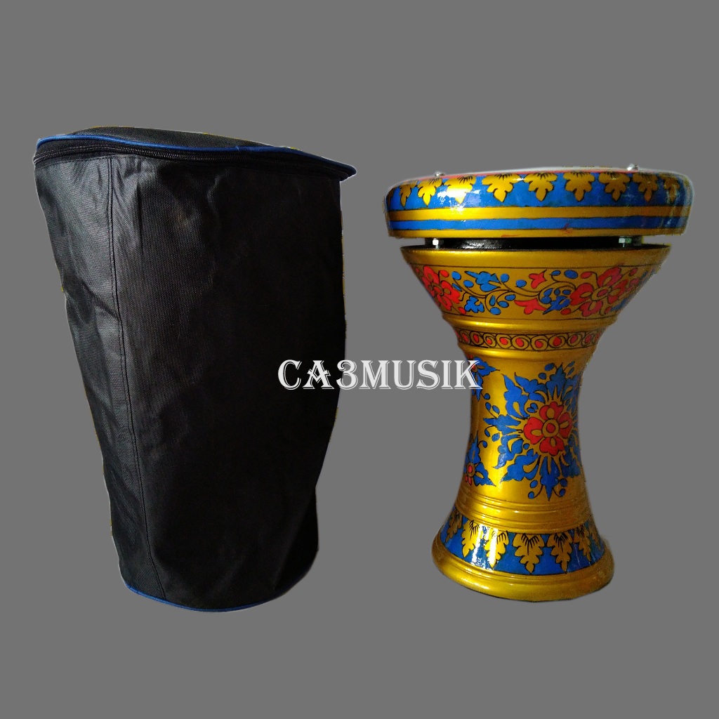 Tumbuk Dumbuk pinggang - batu kayu dan alumunium polos batik mika import 8 inch besar plus tas