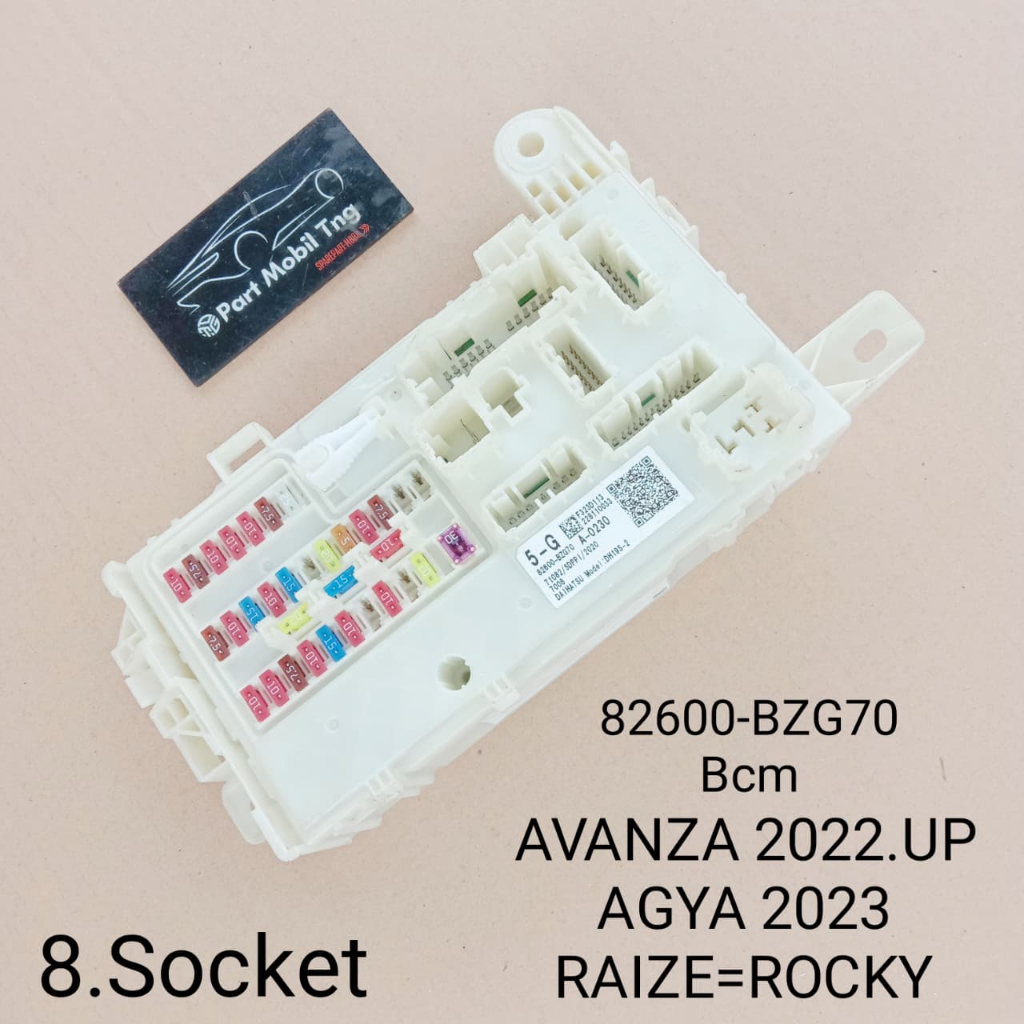 Bcm Box Sikering  Sikring Toyota Daihatasu Avanza Raize Rocky Agya 2022 UP 82600 - BZK60 / BZB43 / B