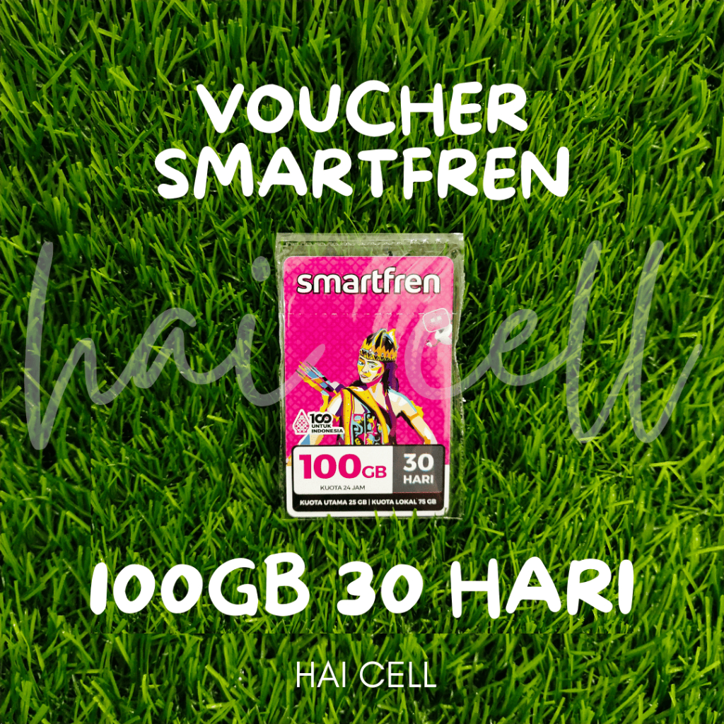 Hai - SMARTFREN Voucher 100GB 30 Hari 1 Bulan Kuota Paket Data Internet Murah Vocer