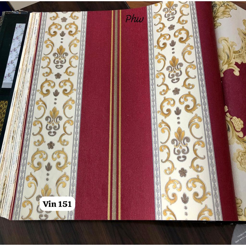 Wallpaper Dinding Garis Klasik Simple Ukiran Vincenzo