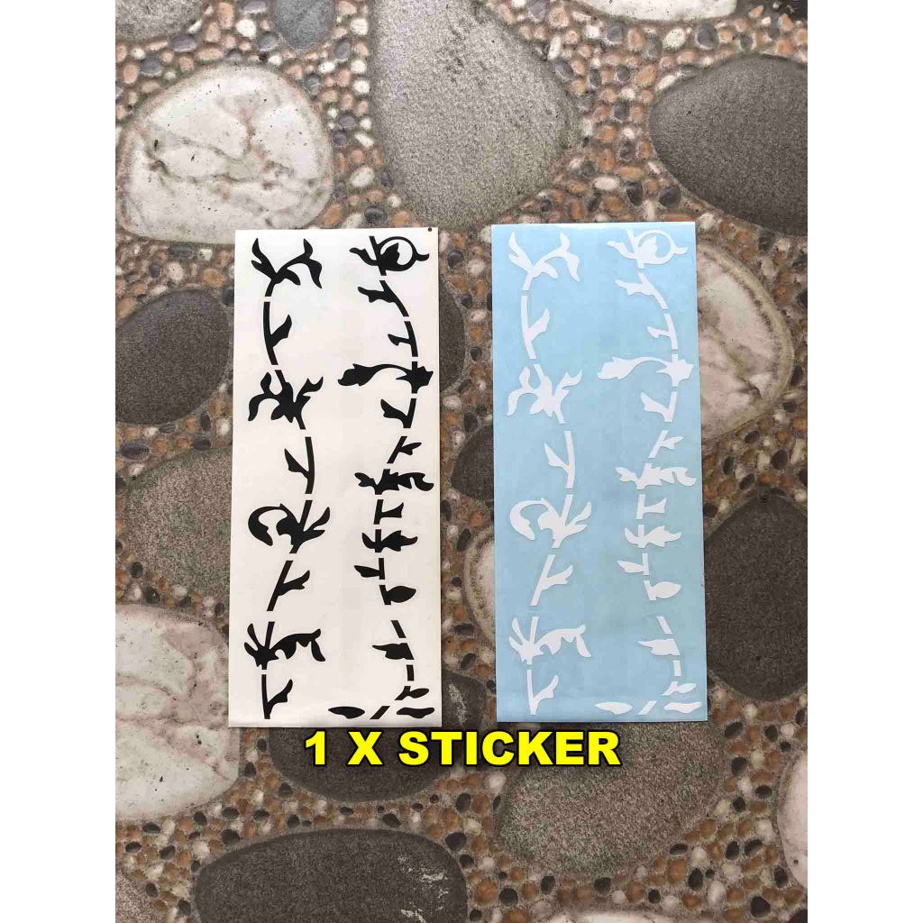 Flo Sticker Inlay Flower Tree Of Life Fingerboard Gitar Elektrik Akustik Klasik Nylon mirip Fretboar