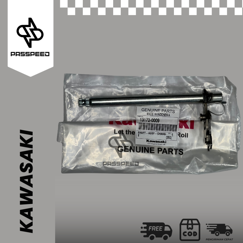 AS VERSENELING KLX AS OPERAN GIGI PNP NINJA KAWASAKI ORIGINAL 13172-0009