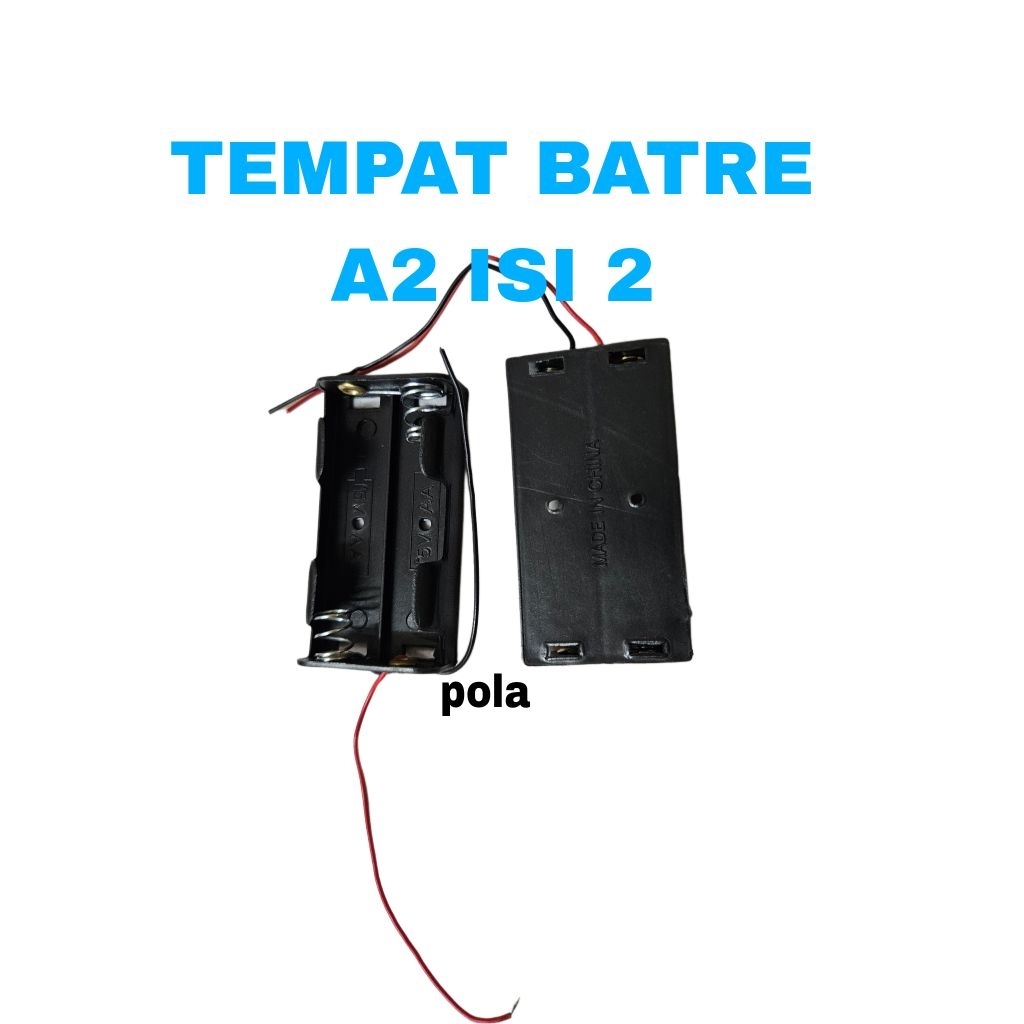 TEMPAT BATRE A2 ISI 2 DUDUKAN BATRE A2 KABEL