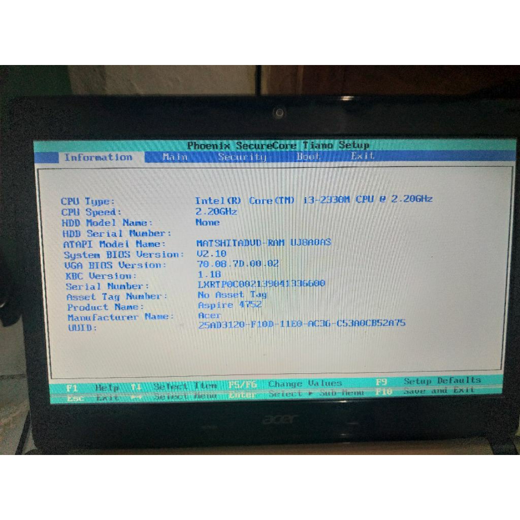 Flexible lvds lcd acer 4752