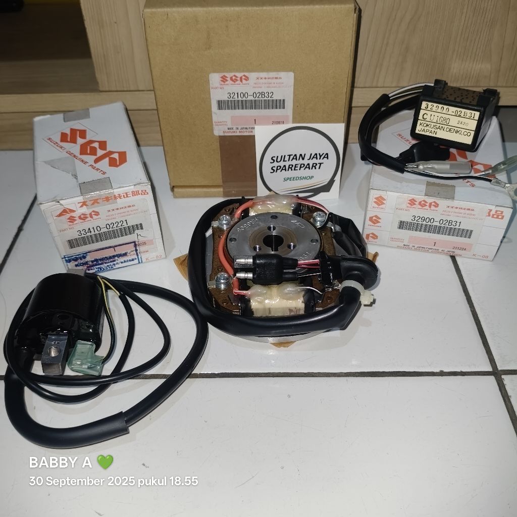 PENGAPIAN SET SUZUKI RM 85 ORIGINAL SGP JAPAN