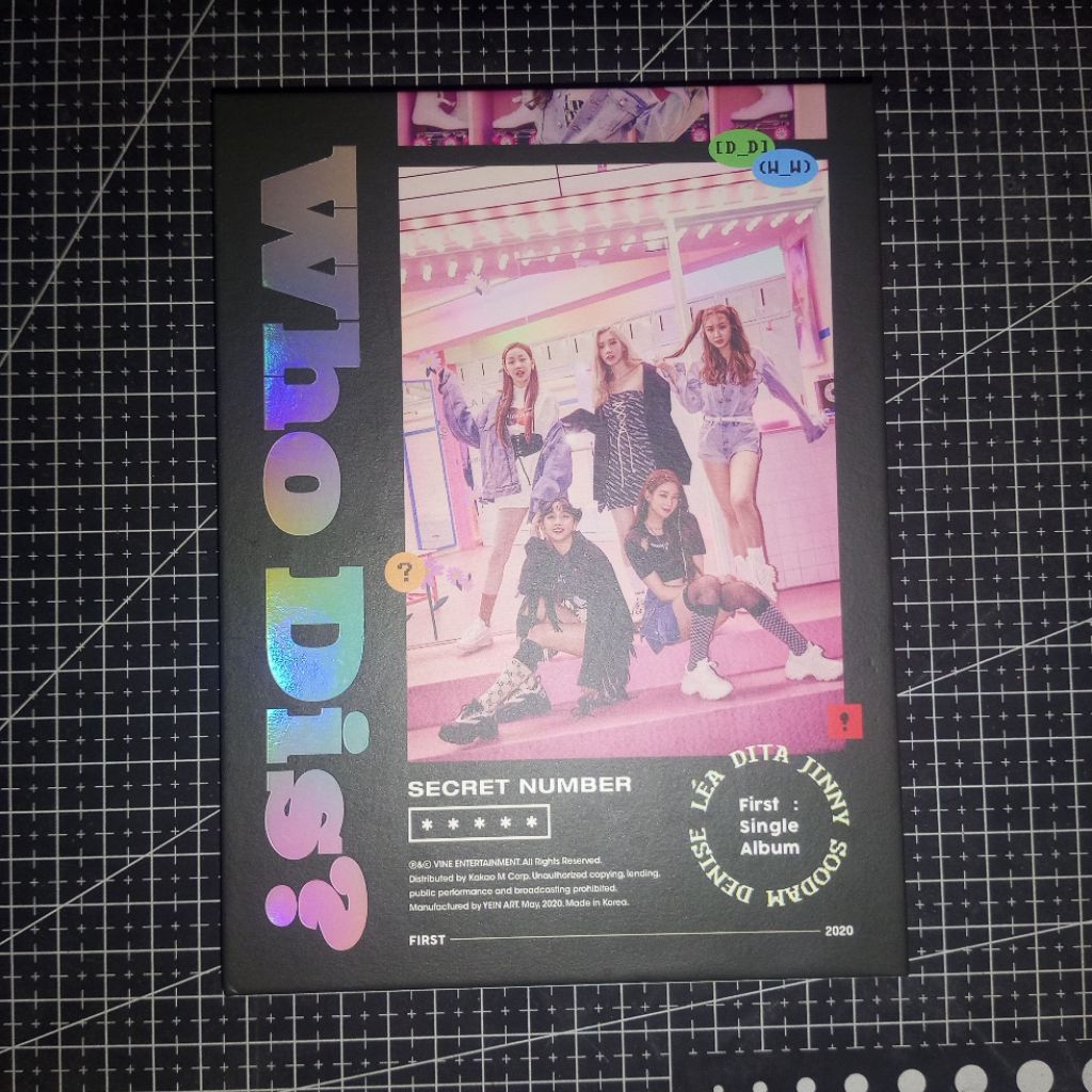 (READY) ALBUM WHO DIS? SECRET NUMBER UNSEALD OFFICIAL