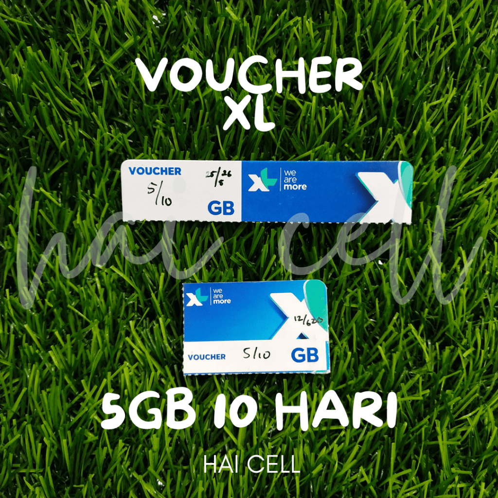 Hai - XL Voucher Lite 5GB 10 Hari Kuota Internet Paket Data Murah Vocer