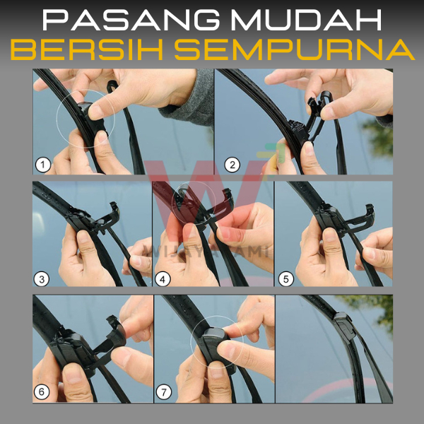 NEW Wiper Avanza Kaca Depan Frameless 2 Pcs Anti Gores Wiper Avanza 2013 Wiper Avanza 2014 Wiper