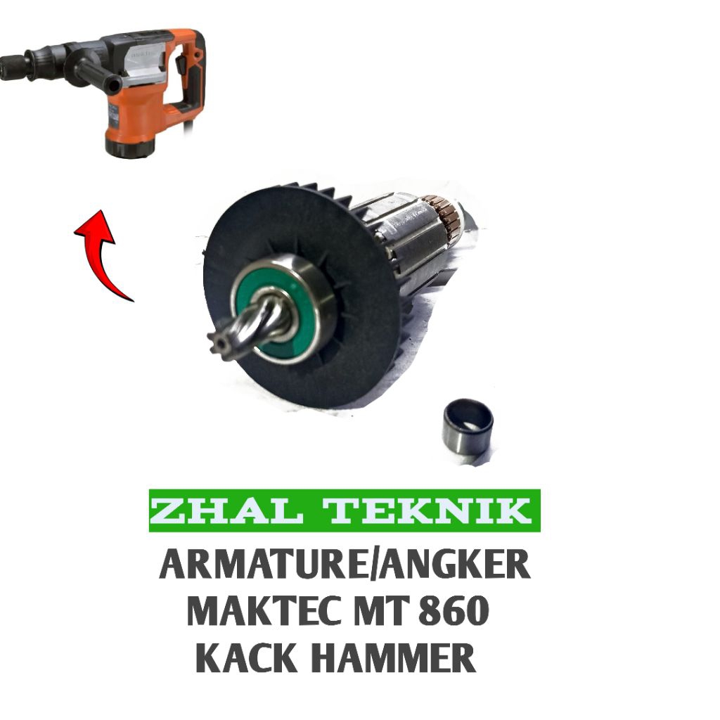 Armature untuk maktec MT 860 mesin Jack Hammer Angker Maktec MT 860