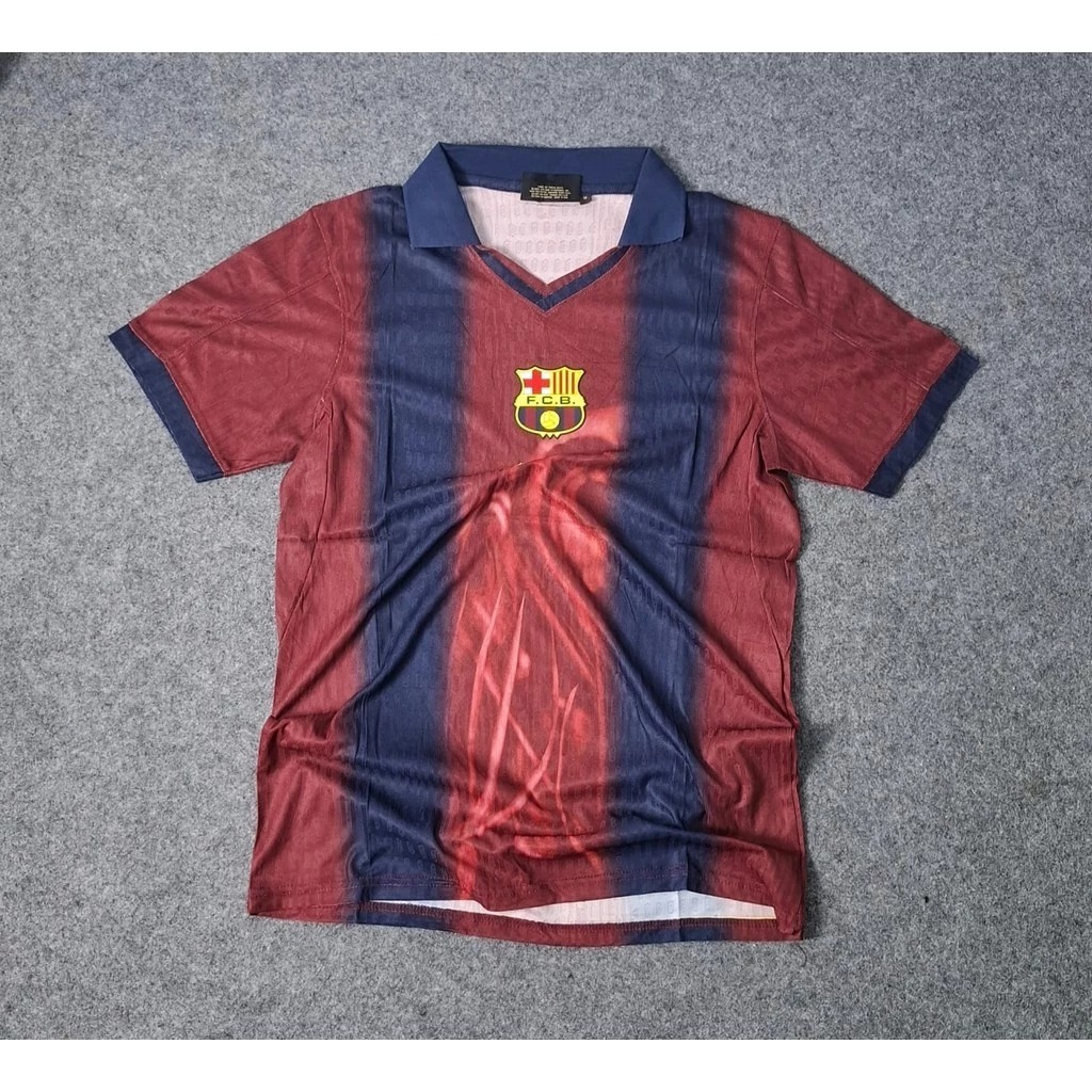 PLAYER ISSUE BARCAA HOME CACTUSJACK 2000/2001 JERSEY BAJU BOLA FUTSAL HGH QUALITY PRIA DEWASA