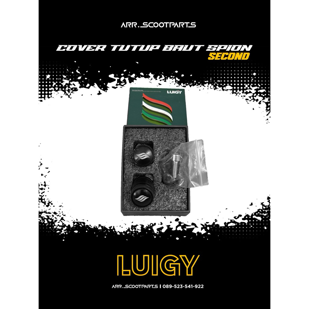 Second Stabilizer Bar End Luigy Black Vespa Sprint Primavera Lx S Gts 3v Iget