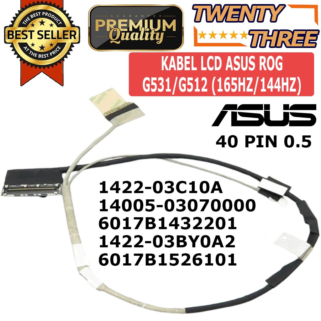 Kabel Flex Flexible LCD LED LVDS Display Cable Asus ROG G531GU G531GT G531GD G531GW G531GV G512 144H