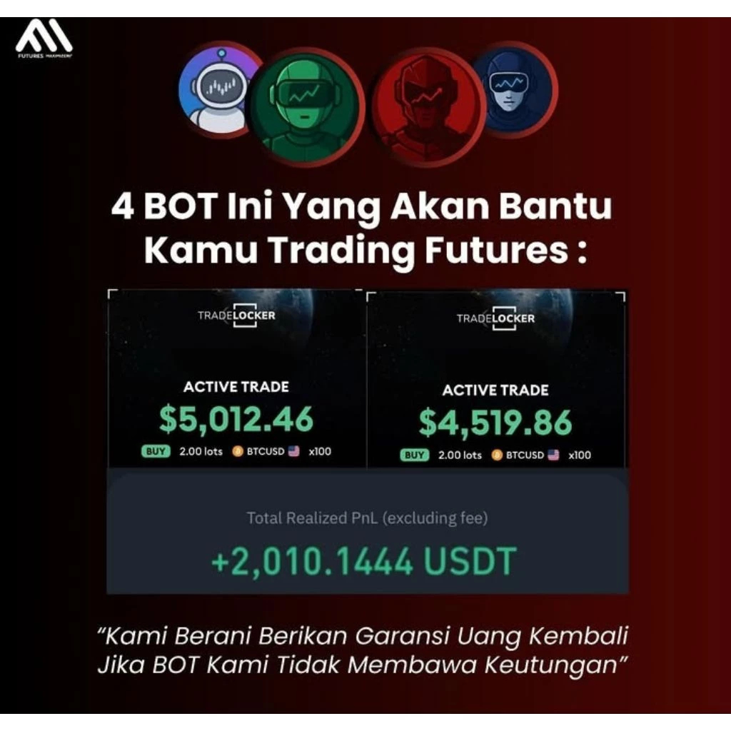LIFETIME ACCESS BOT GPT TRADING CRYPTO BAHASA INDONESIA FUTURESMAX FUTURES MAX MUDAH DIGUNAKANN