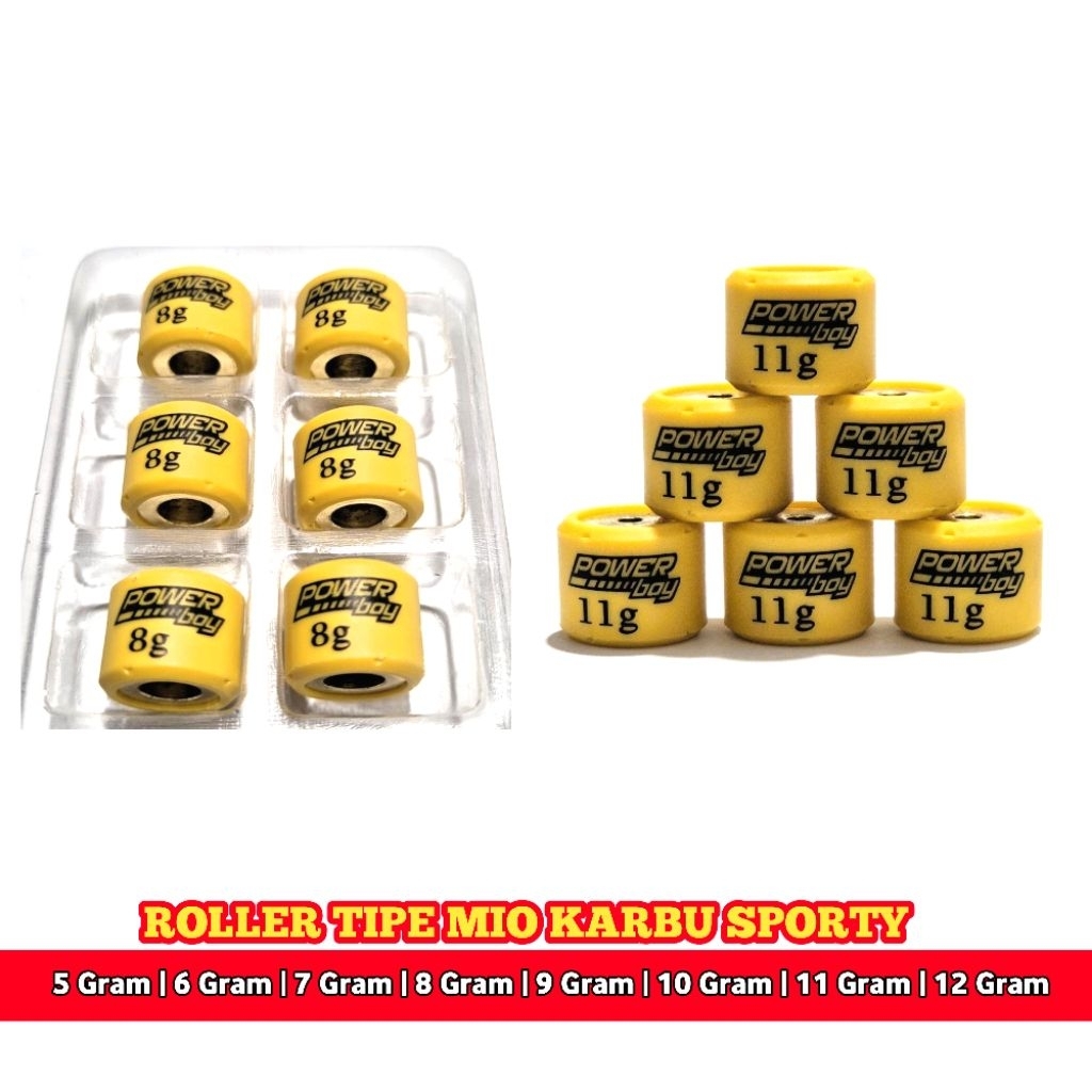 Roller Motor Yamaha Mio sporty karbu smile soul 5g 7 8 9 10 11 gram original power boy