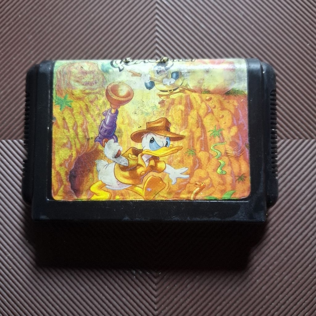 Kaset Game Sega Quackshoot Donald Duck Second