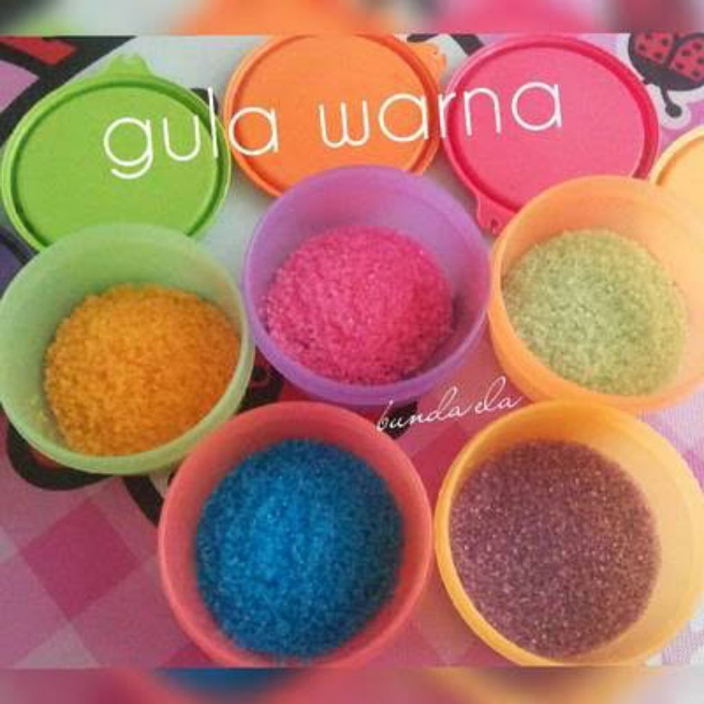 Gula Pasir Warna warni 100 gram cotton candy bahan gula kapas