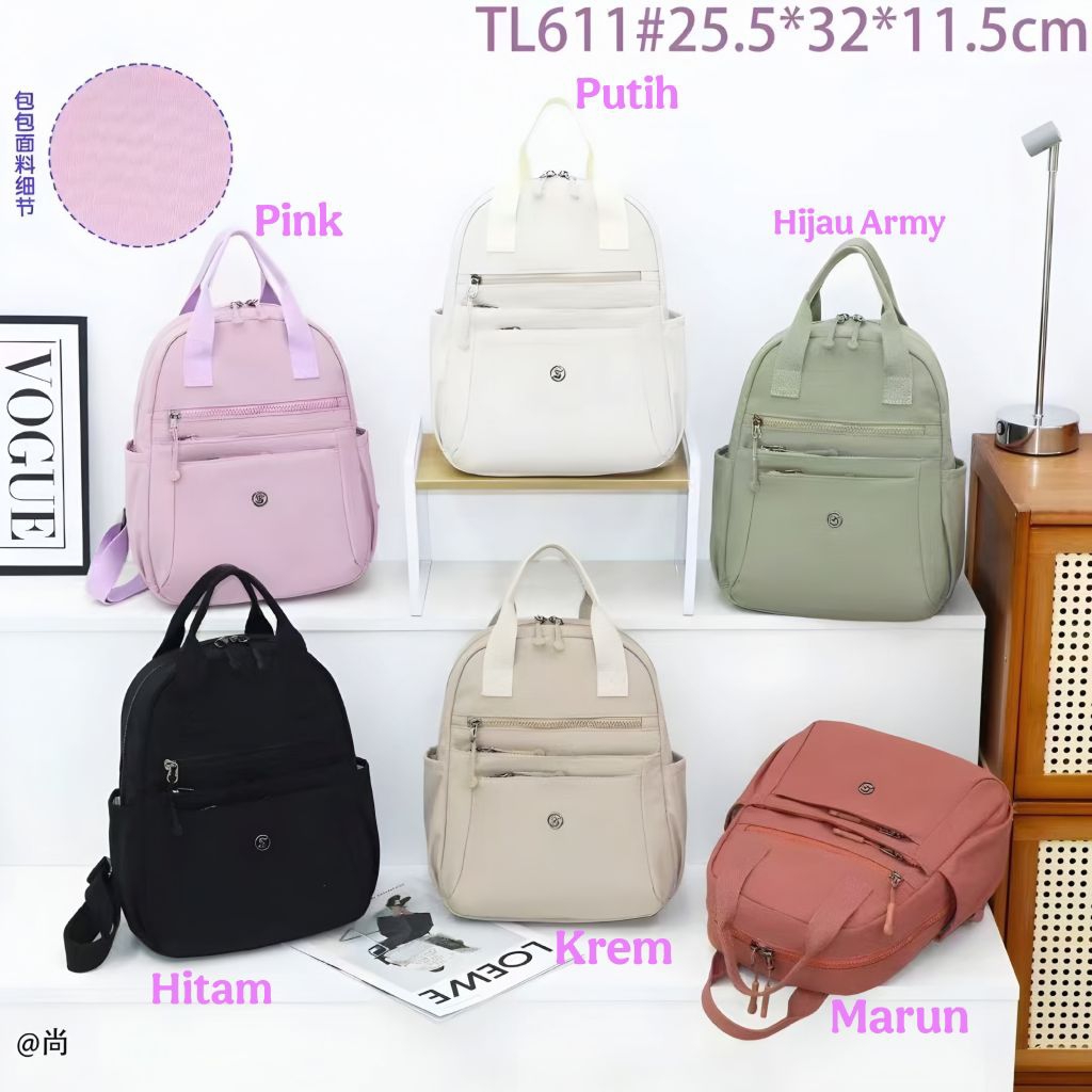 Tas Selempang Wanita Sling Bag Kanvas Import Tas Jinjing Import Original