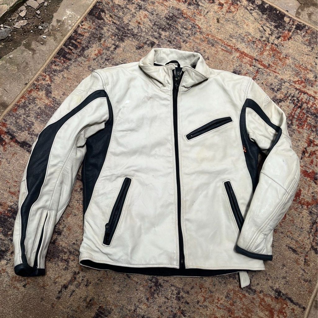 Motorcycle leather jacket japan rally