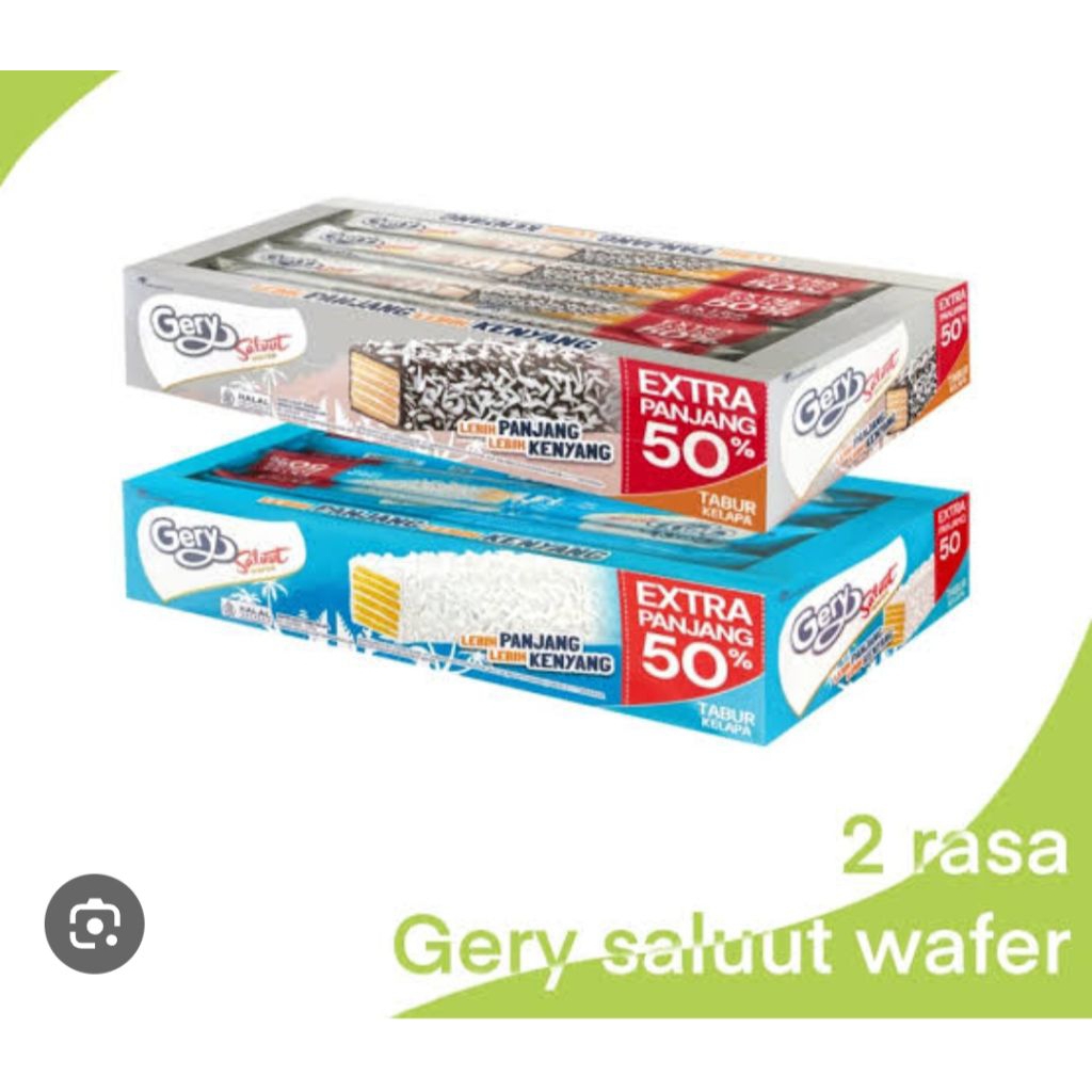gery salut wafer isi 1box 12 pcs