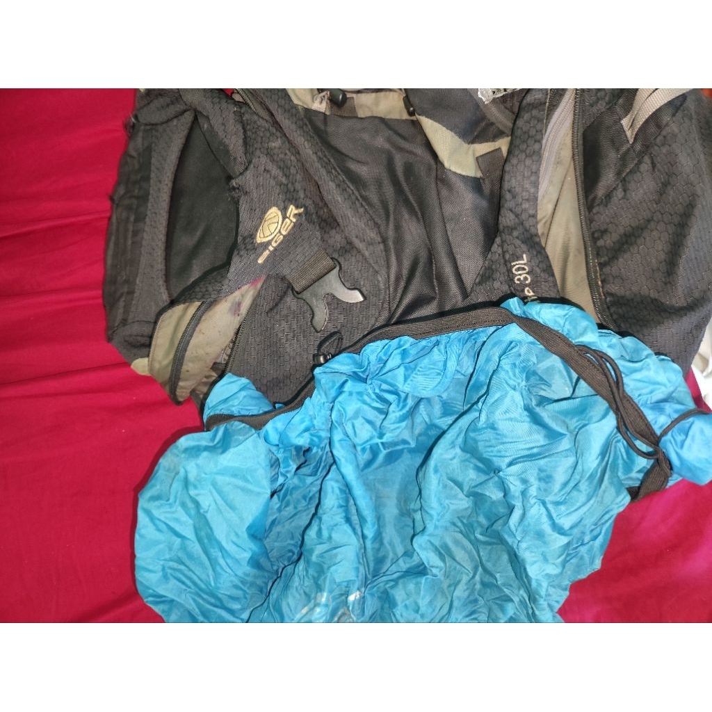 Tas Carrier Eiger Orbite 30L + Gearbag 60L + tas asus