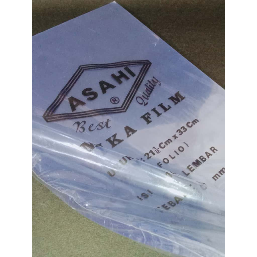 (1 PCS) Plastik Mika Asahi Folio Tebal / Jilid Makalah F4