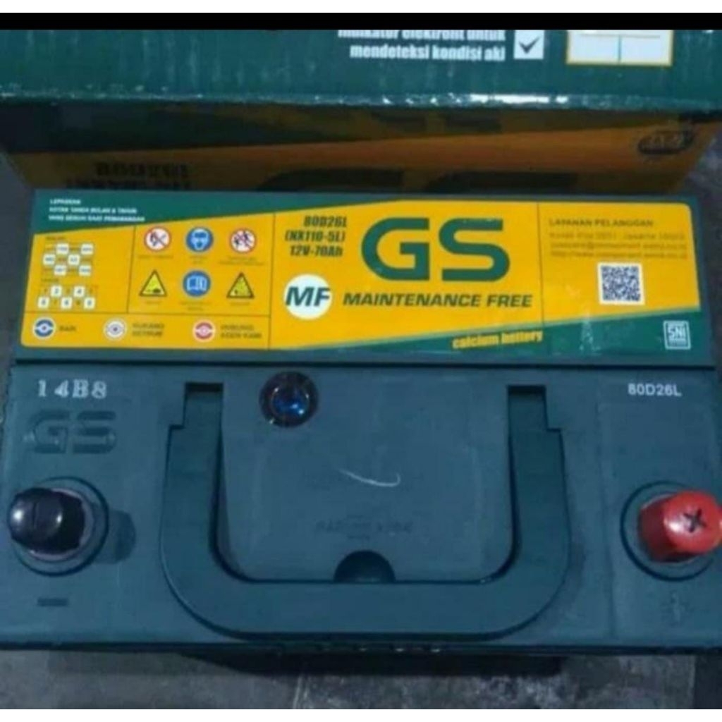 aki kering GS Astra MF 80D26L