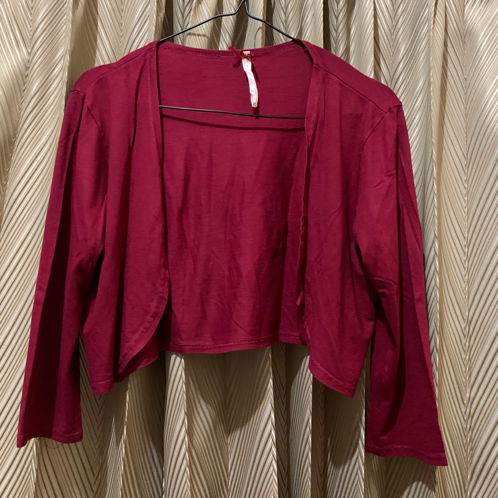 Maroon Cardigan