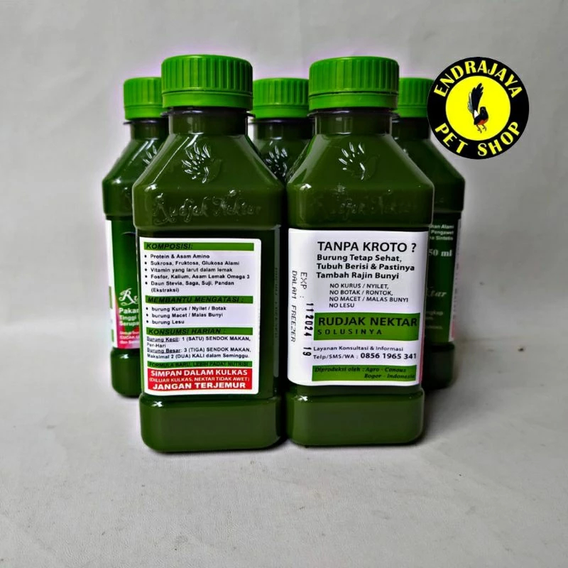RUDJAK NEKTAR ORIGINAL | PAKAN BURUNG SOGON PLECI KOLIBRI