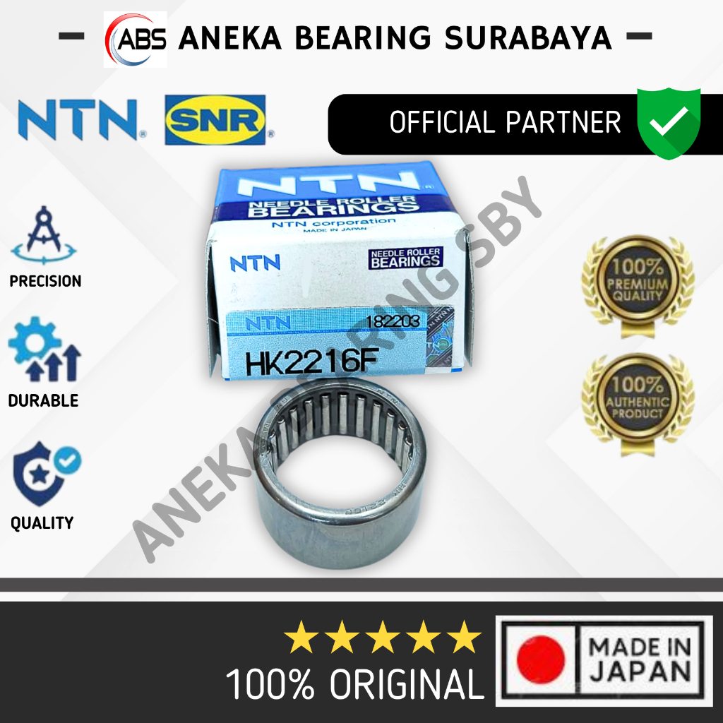 NEEDLE BEARING HK 2216 F NTN ASLI LAKER ROCES NEEDLE MOTOR HK2216F 22X28X16 HK2216