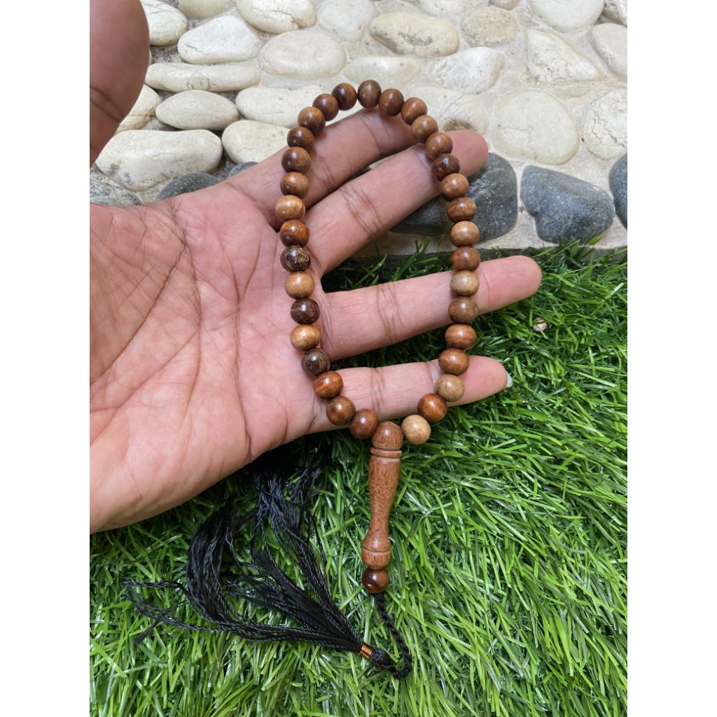 tasbih kayu stigi 8mm 33 butir