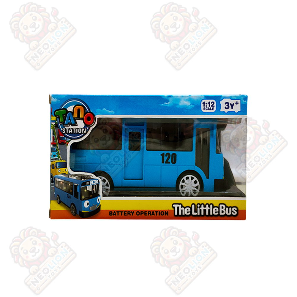 Mainan Anak Baterai Mobil Little Bus Tayo Bis Tano Station Lampu Musik 333-210