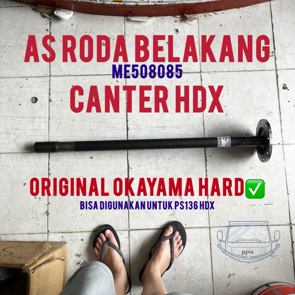 As Roda Canter Hdx Okayama Hard As Roda Belakang Hdx Okayama Me508085 Axle Shaft Hdx Okayama Axle Sh